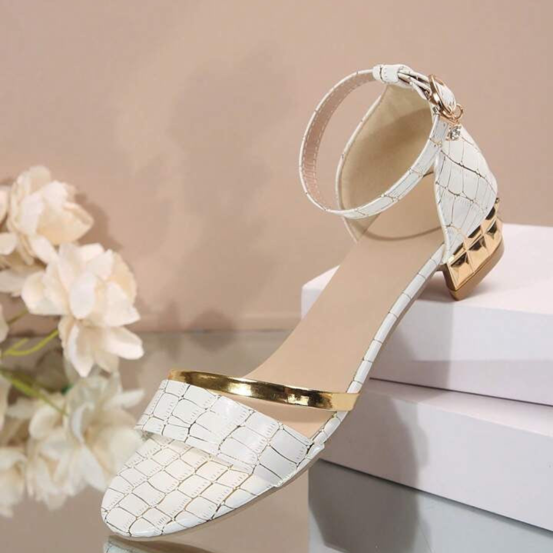 Eqra | Sandales d'été A Talon Pour Femme | Noir