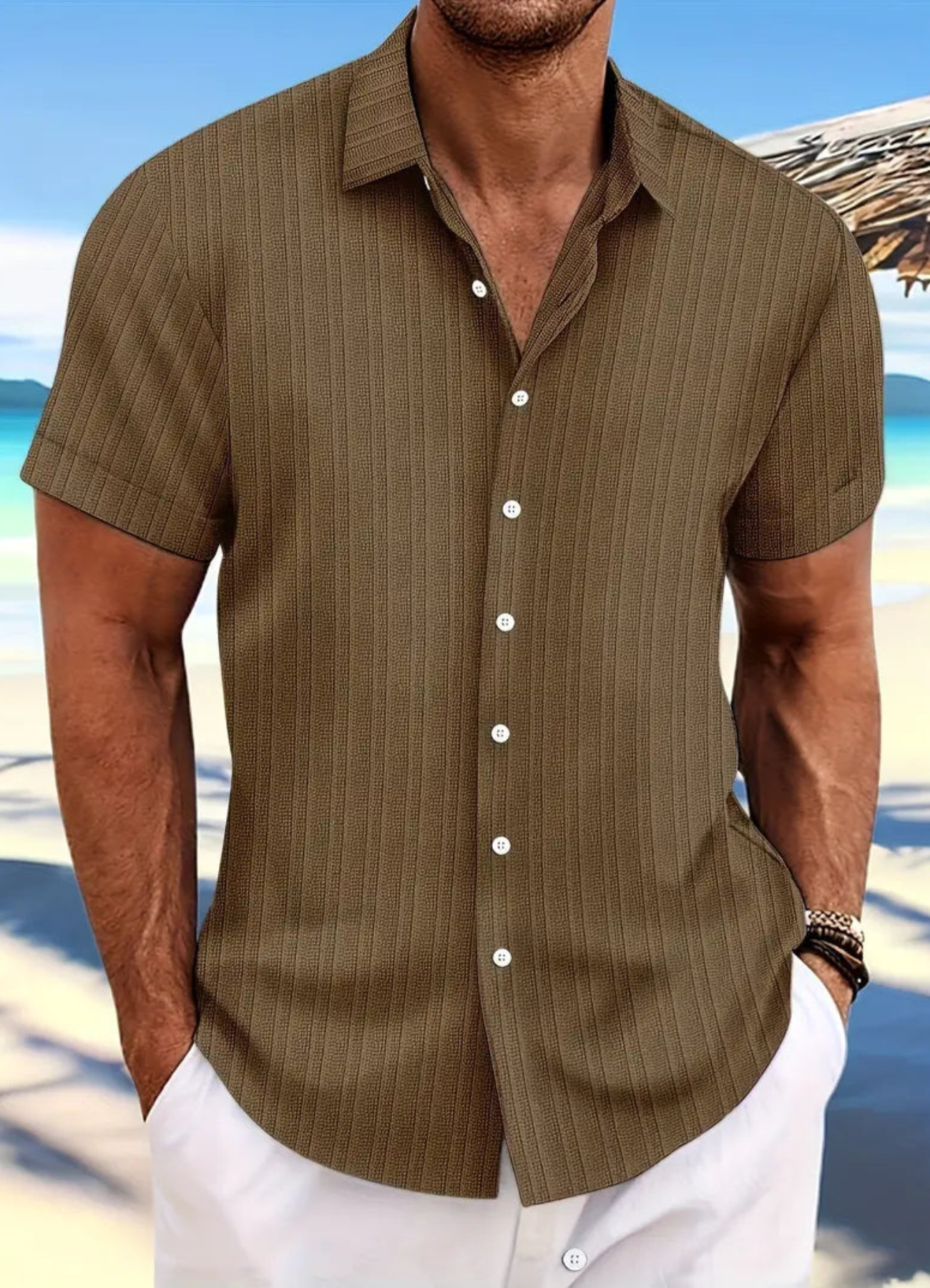 Kaiden | Chemise Décontractée Pour Hommes | Tendance