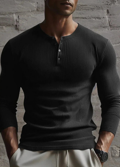 Zander | Chemise À Manches Longues Pour Homme  | Blanc