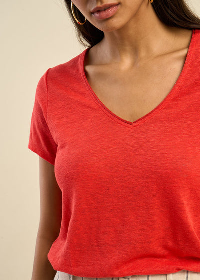 Tee-shirt à col V