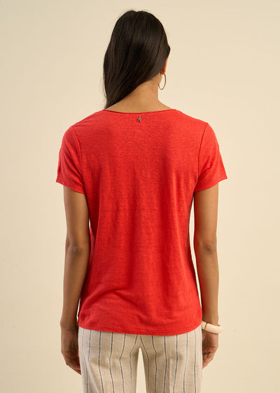 Tee-shirt à col V