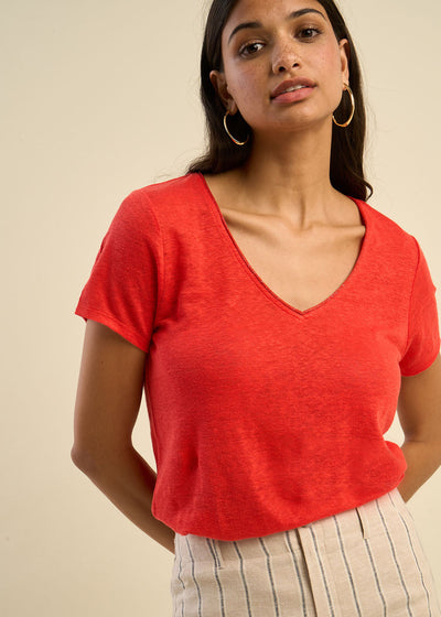 Tee-shirt à col V