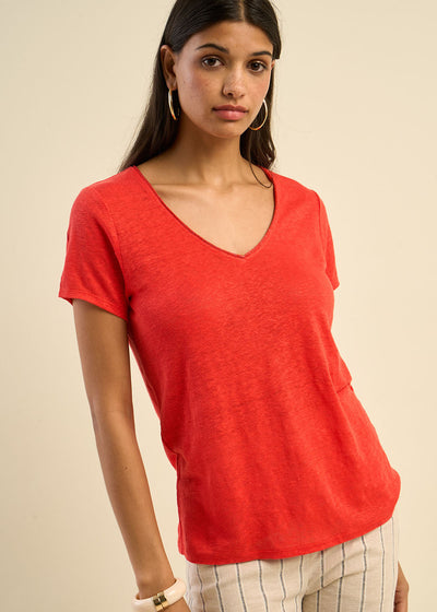 Tee-shirt à col V