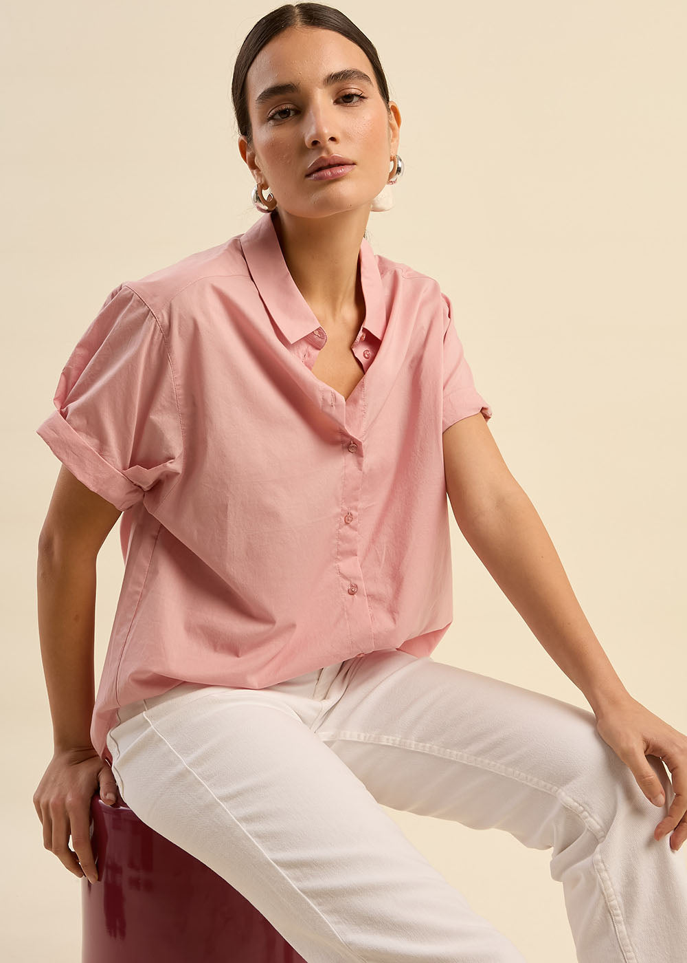 Chemise à manches courtes