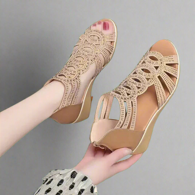 Senta | Sandales romaines faites à la main en cuir premium