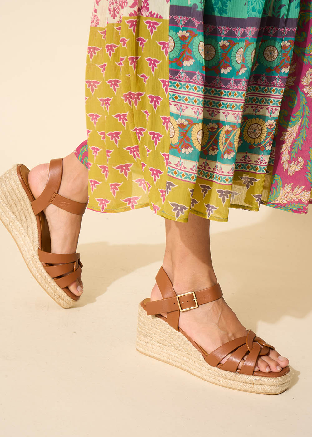 Sandales en cuir