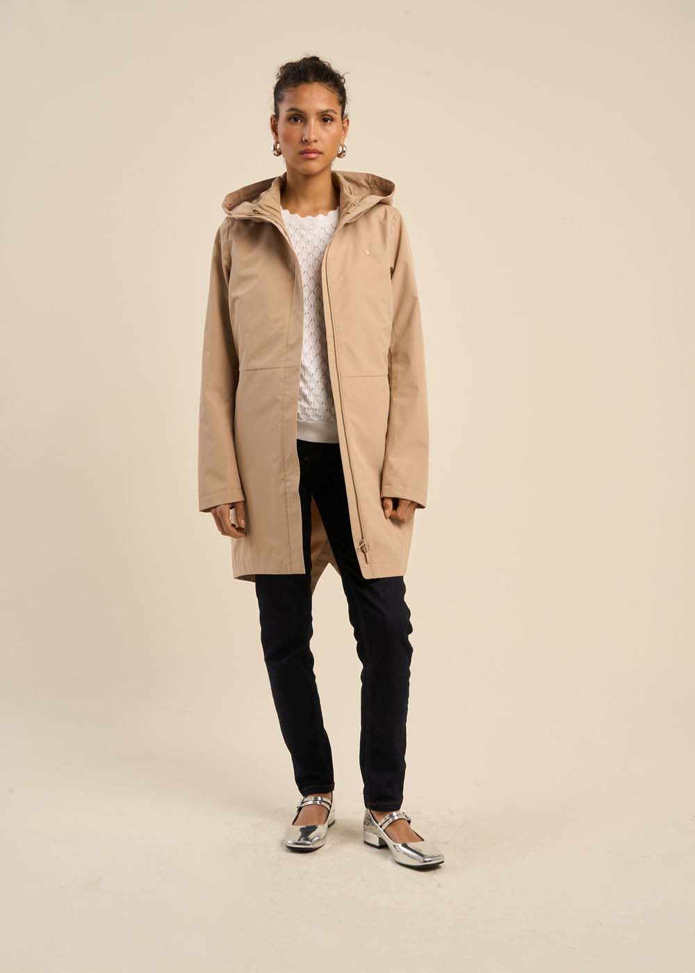 Parka longue déperlante