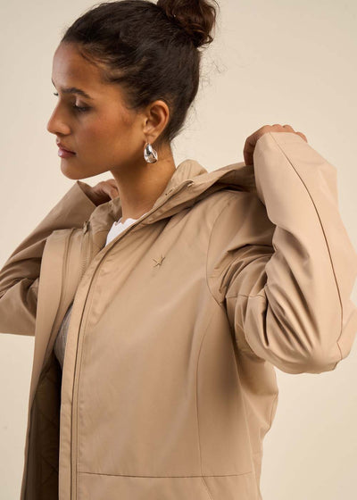 Parka longue déperlante