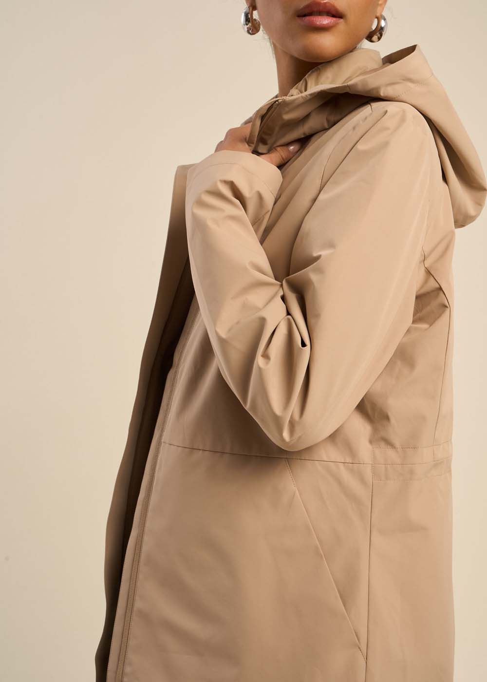 Parka longue déperlante