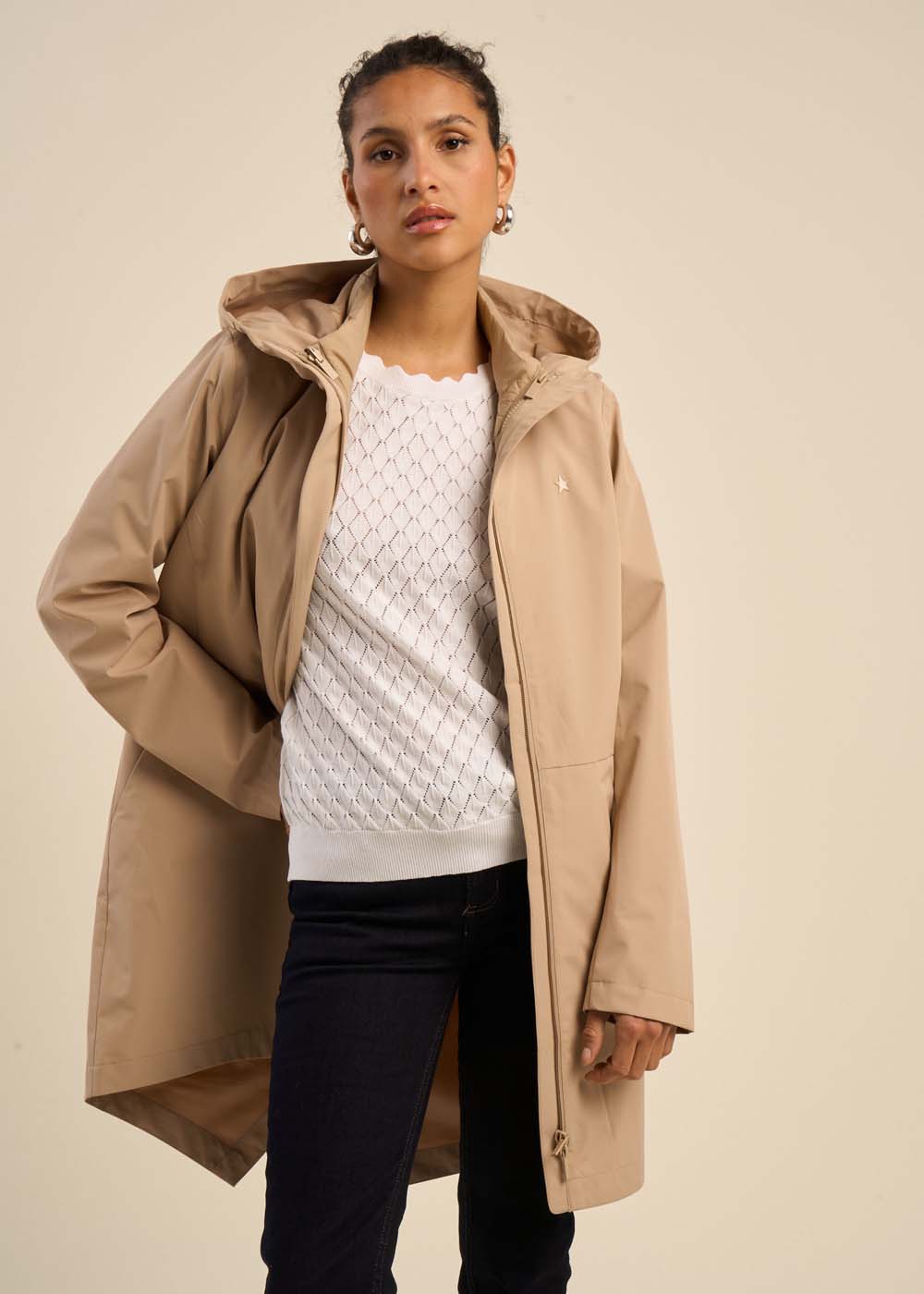 Parka longue déperlante