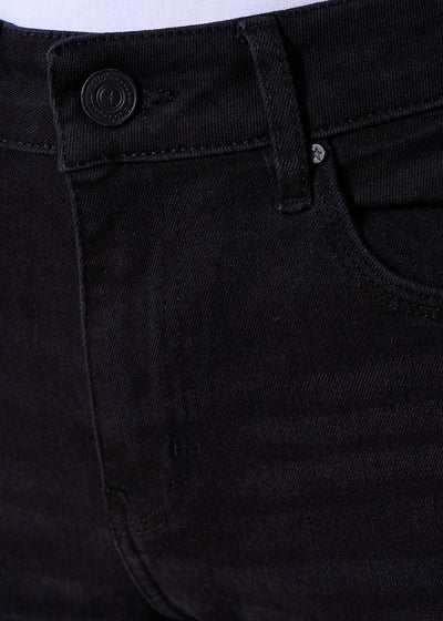 Jean taille haute cinq poches