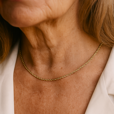Collier chaîne torsadée “Calvi”