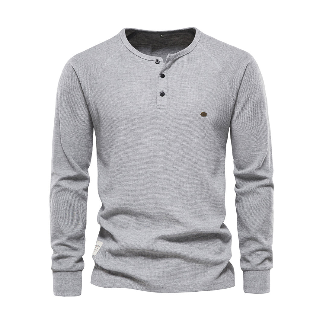 Fabien | T-shirt à Manches Longues pour Homme | Henley
