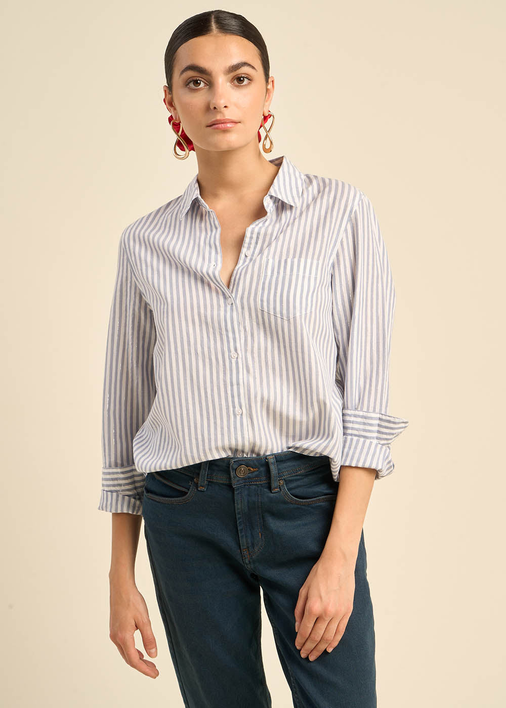 Chemise à rayures