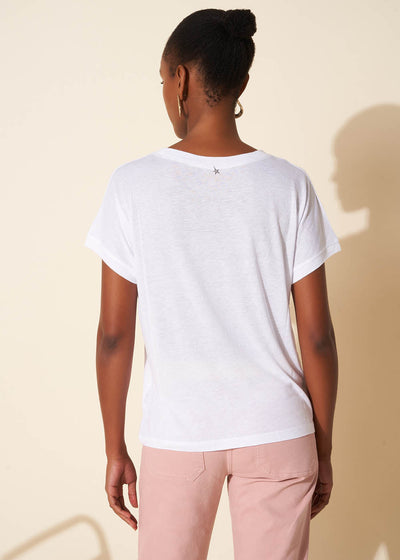 Tee-shirt oversize col rond