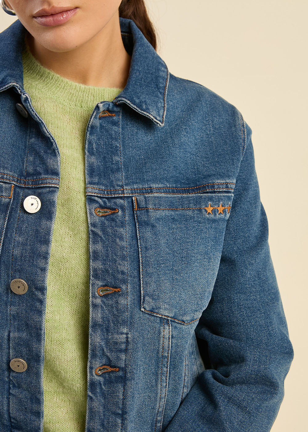 Veste en jean denim