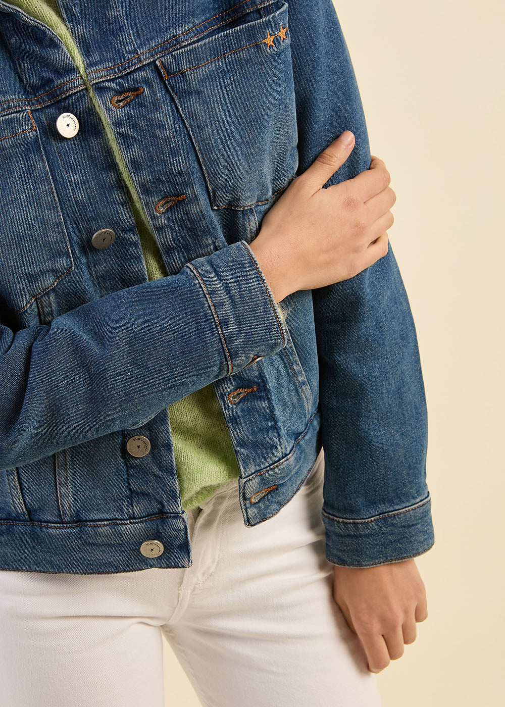 Veste en jean denim