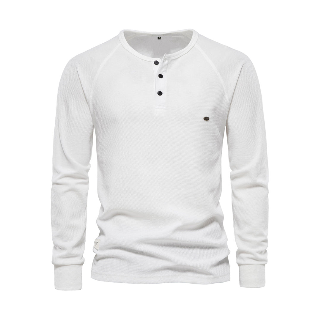 Fabien | T-shirt à Manches Longues pour Homme | Henley