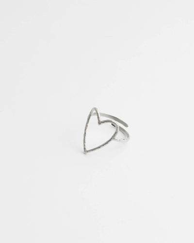 Amoureux – Bague – Acier inoxydable – Ajustable