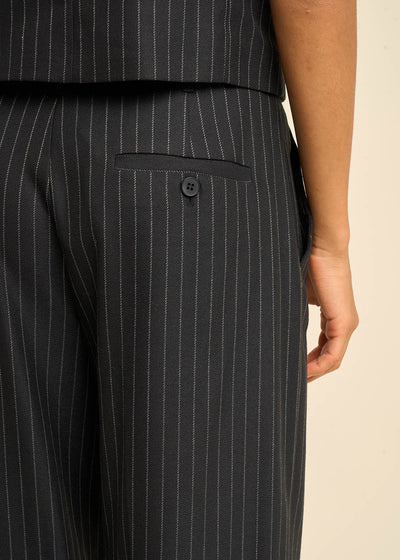 Pantalon de tailleur à rayures