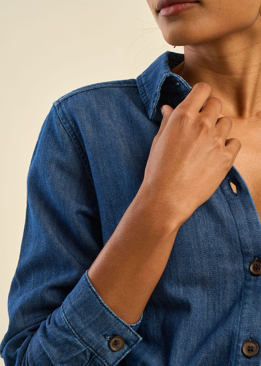 Robe mi-longue en jean