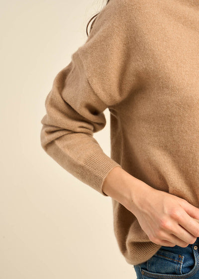 Pull à capuche en cachemire