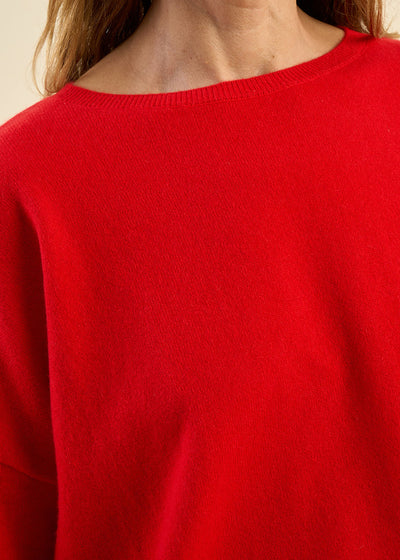 Pull col bateau 100% cachemire