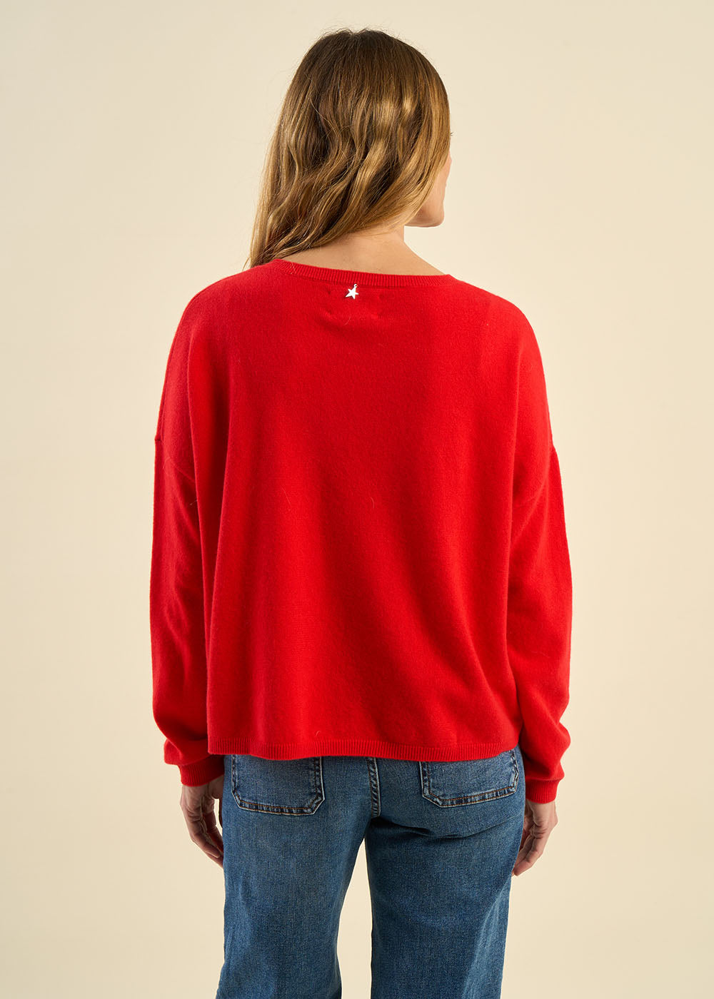Pull col bateau 100% cachemire