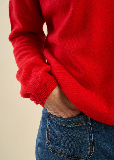 Pull col bateau 100% cachemire