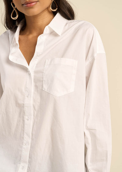 Chemise ample en coton