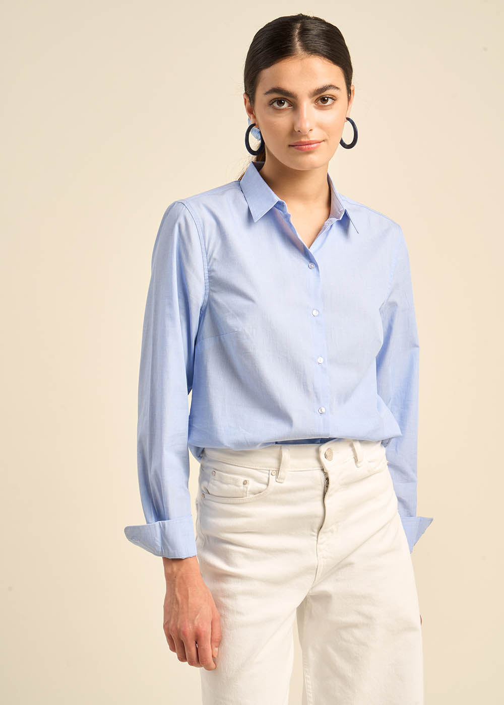 Chemise cintrée à manches longues