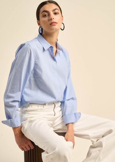 Chemise cintrée à manches longues