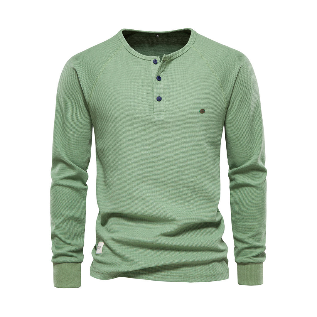 Fabien | T-shirt à Manches Longues pour Homme | Henley