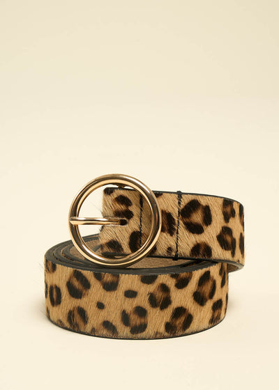 Ceinture imprimée léopard