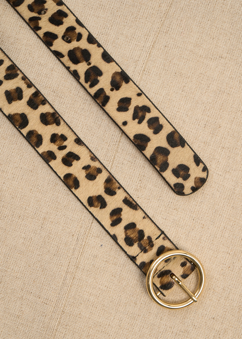 Ceinture imprimée léopard