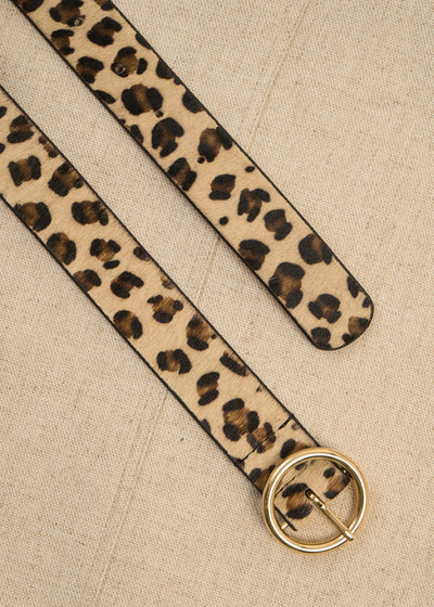 Ceinture imprimée léopard