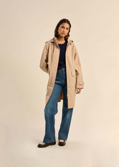 Parka déperlante à capuche