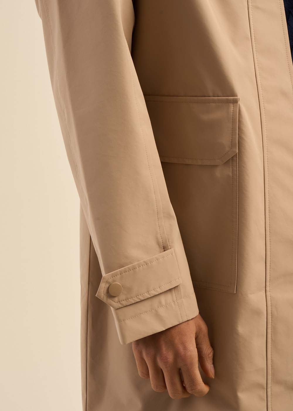 Parka déperlante à capuche