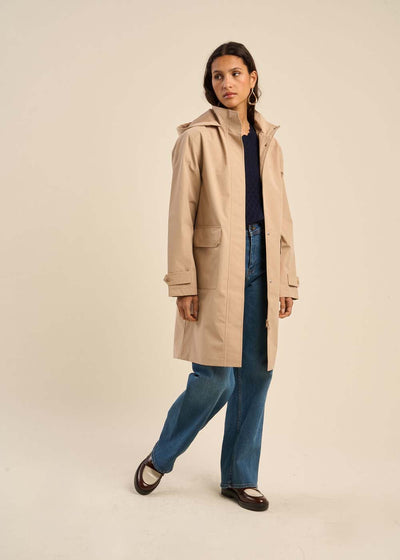 Parka déperlante à capuche