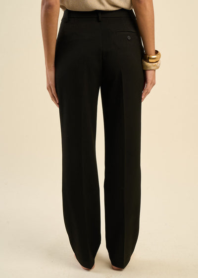 Pantalon de costume à taille haute
