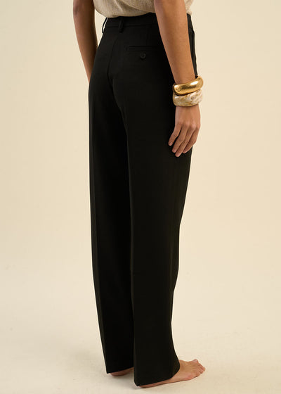 Pantalon de costume à taille haute