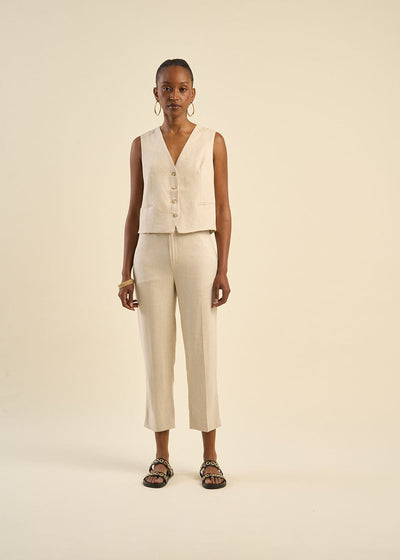 Pantalon carotte 7/8ème