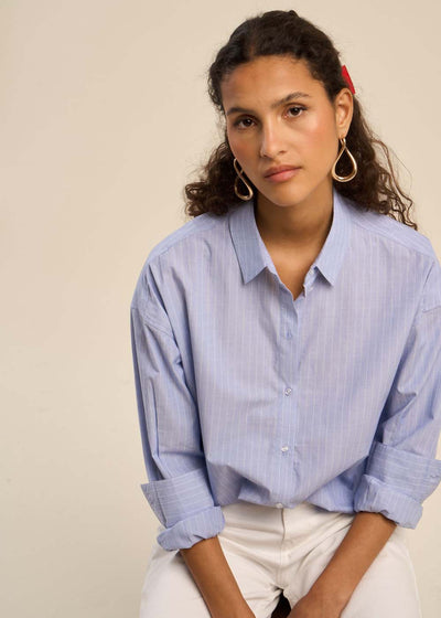 Chemise boyfriend à rayures