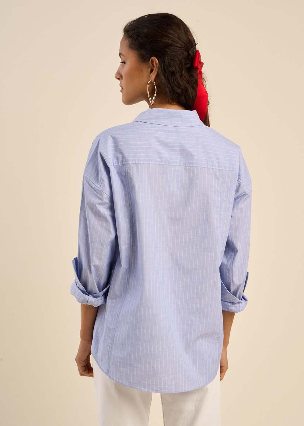 Chemise boyfriend à rayures