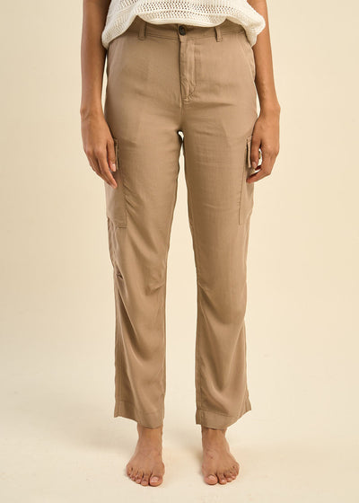 Pantalon cargo coupe droite