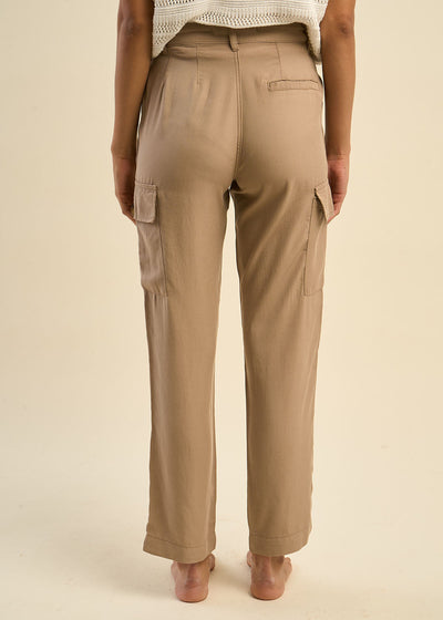 Pantalon cargo coupe droite