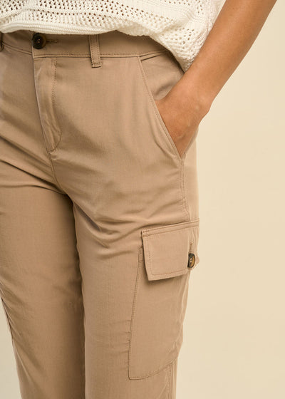 Pantalon cargo coupe droite