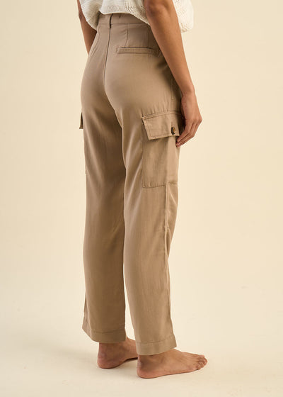 Pantalon cargo coupe droite