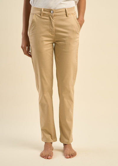 Pantalon chino taille basse
