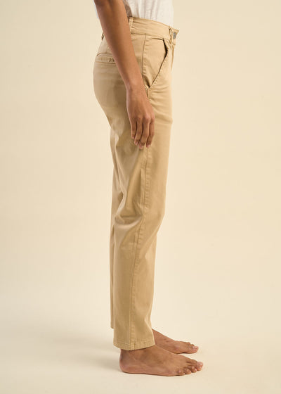 Pantalon chino taille basse